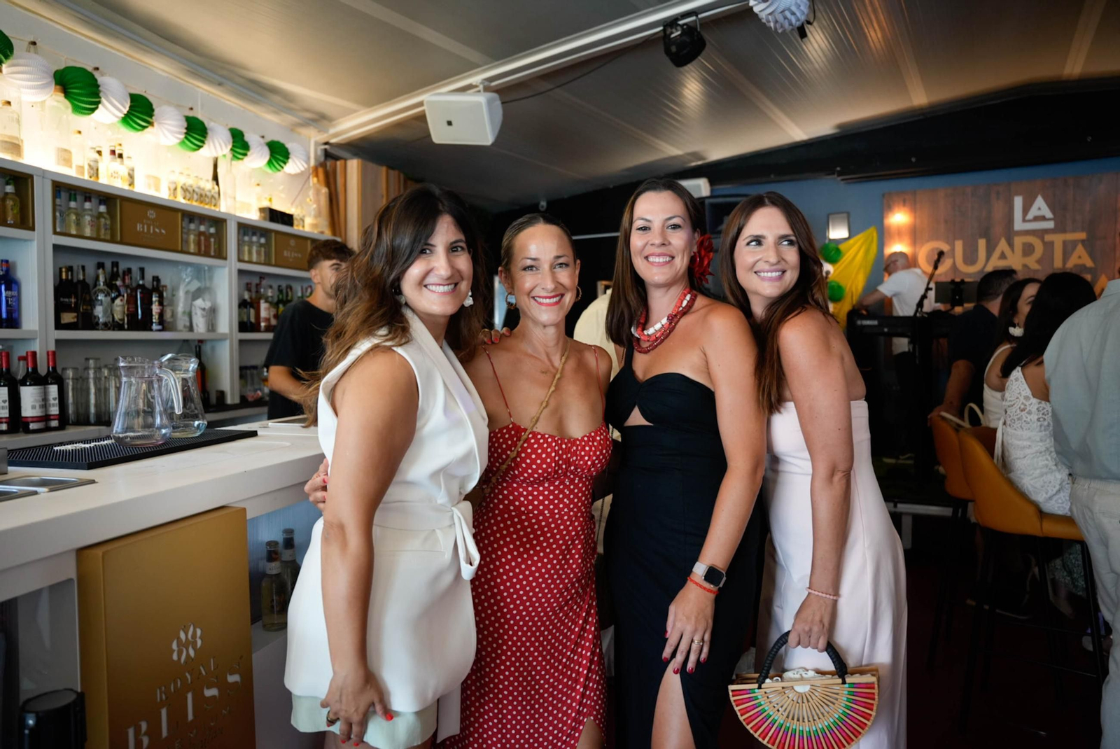 Disfrutando de la feria del mediodía en la jornada del jueves