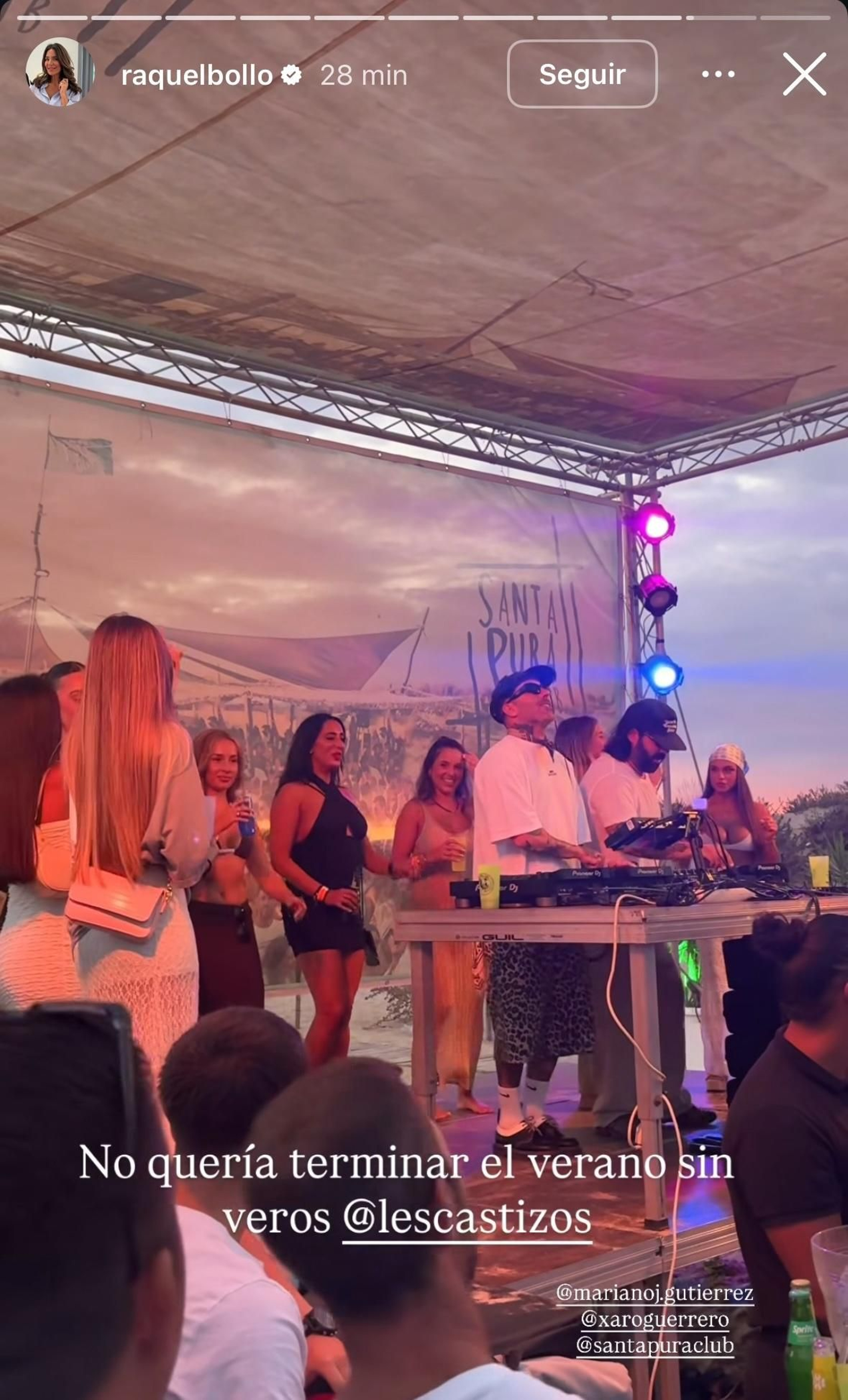 Raquel Bollo en Santa Pura Club