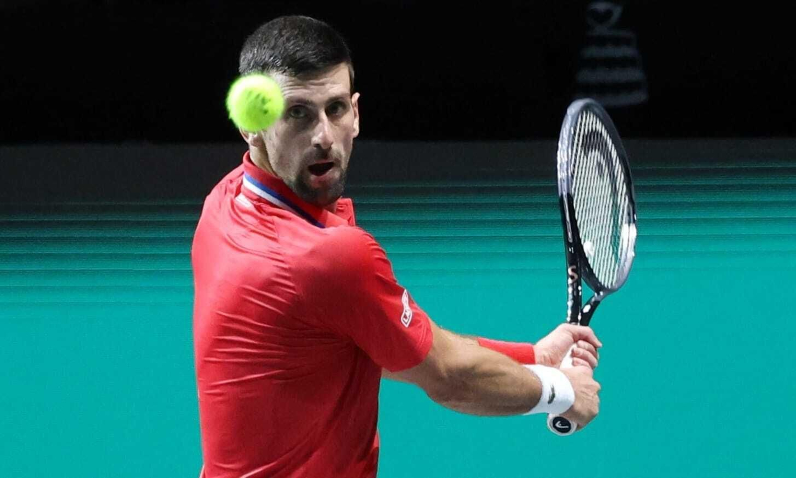 Copa Davis: El show de Djokovic en Málaga, en fotos