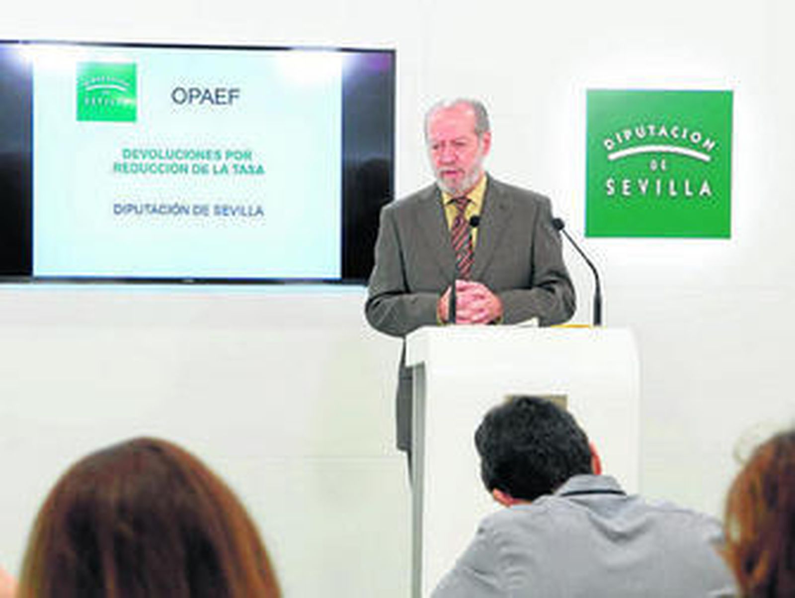 Presentación de la devolución de las tasas en voluntario a los munciipios.