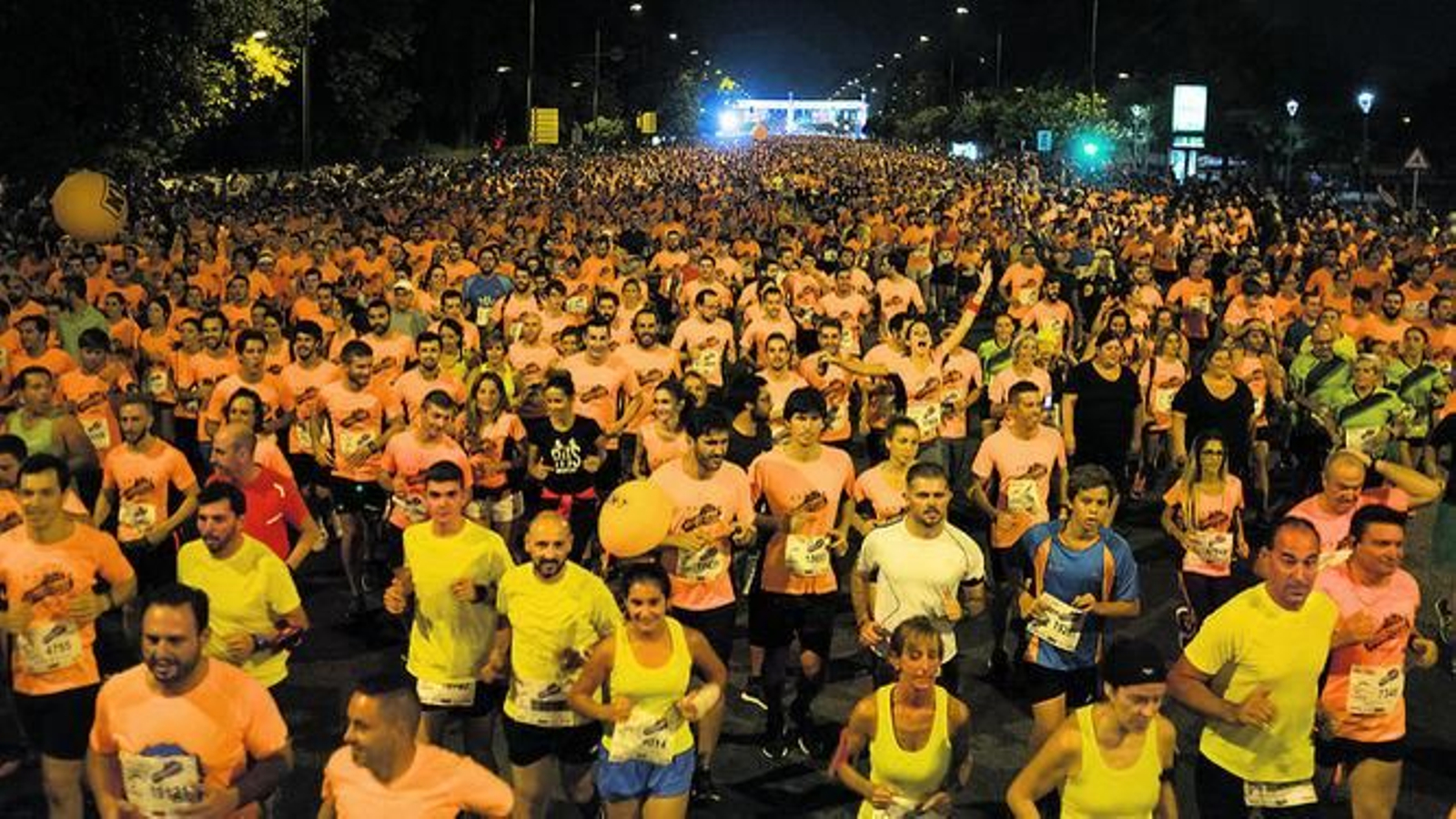 Imagen de la Carrera Nocturna en su anterior edición.