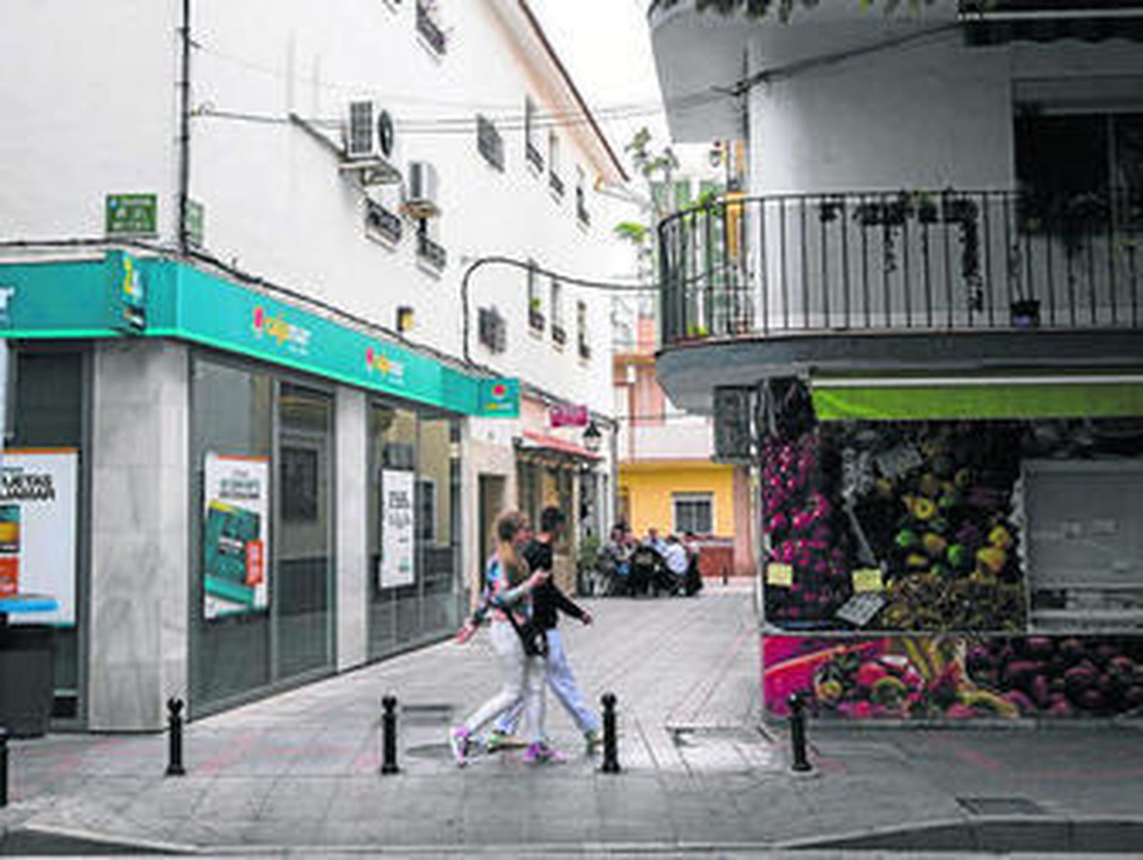 El lugar de los hechos en Los Boliches.