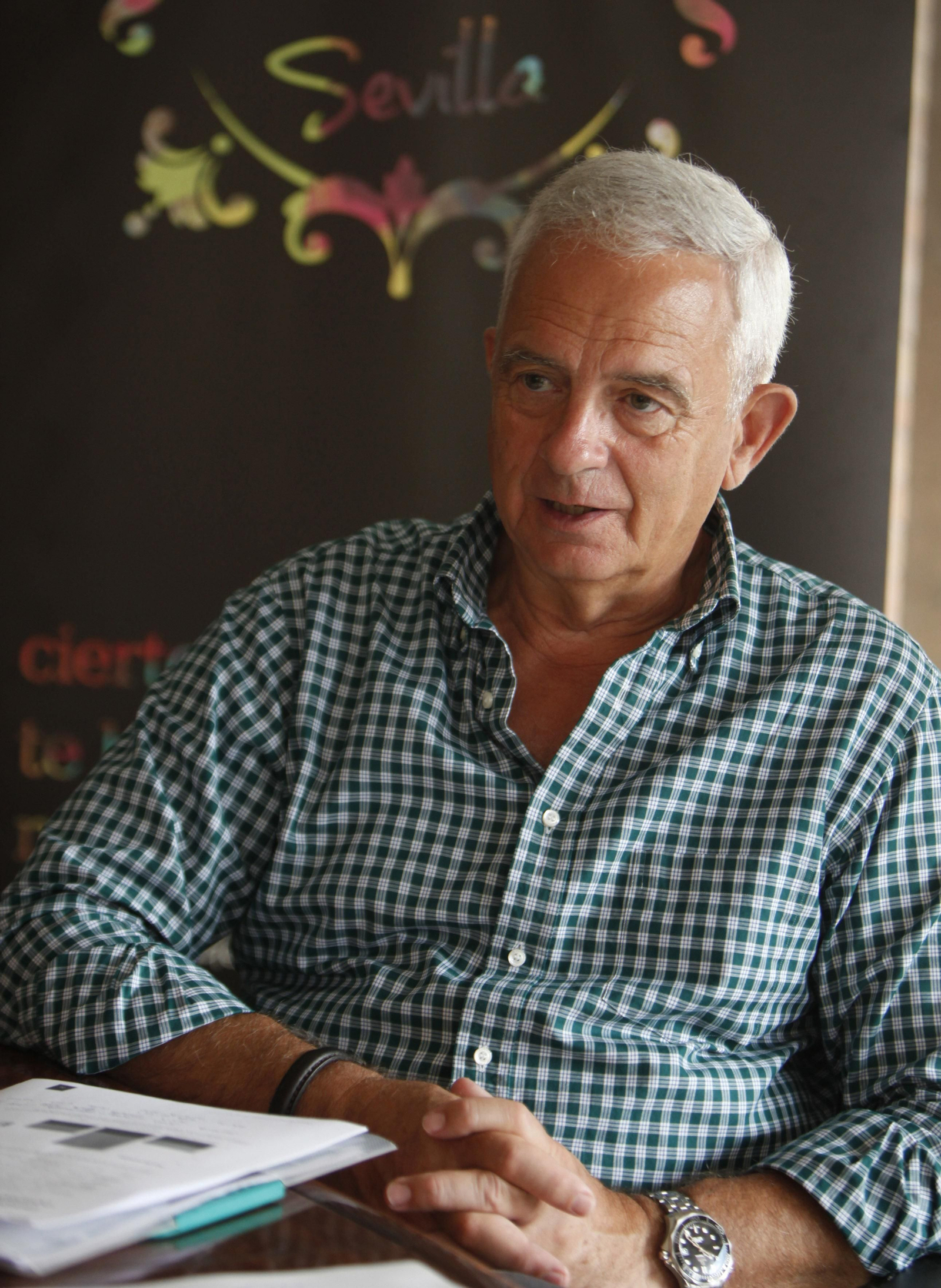 Manuel Cornax, presidente de los hoteleros de Sevilla.