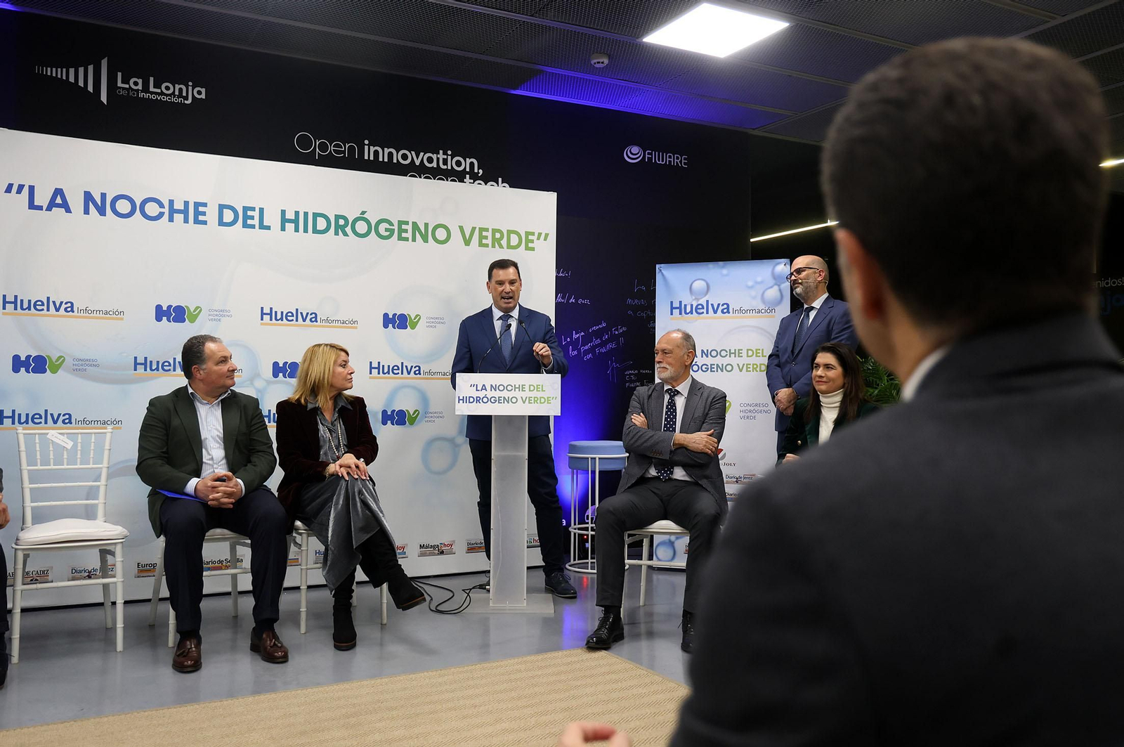 Imágenes de "La Noche del Hidrógreno Verde" organizada por Huelva Información y por el Congreso Nacional de Hidrógeno Verde