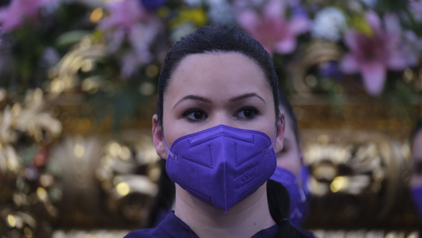 Procesión del Encuentro en Almería, en imágenes.
