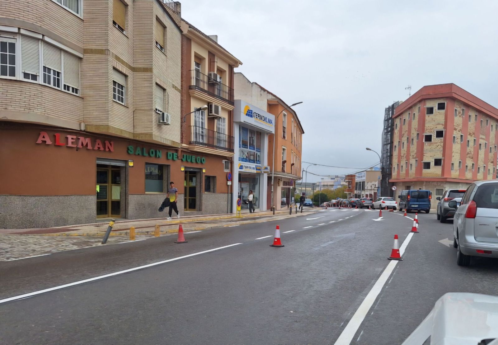 Un tramo de la calle Industria