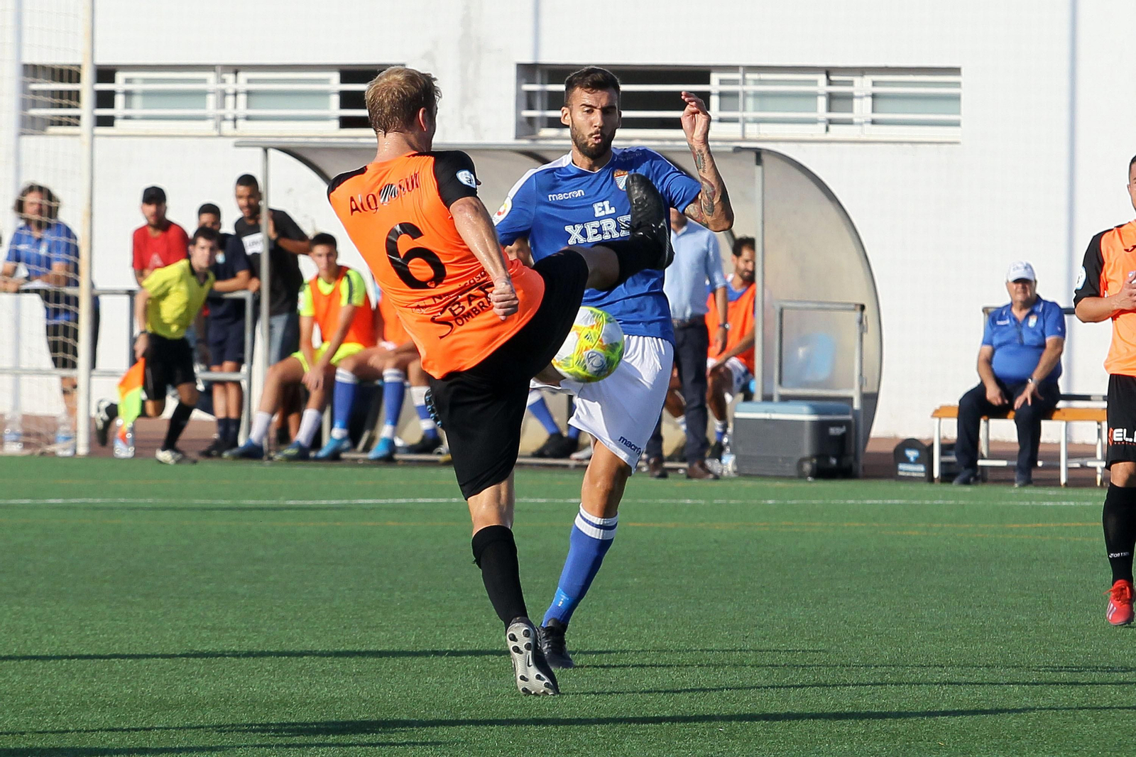 Imágenes del Xerez CD y UB Lebrijana en La Granja