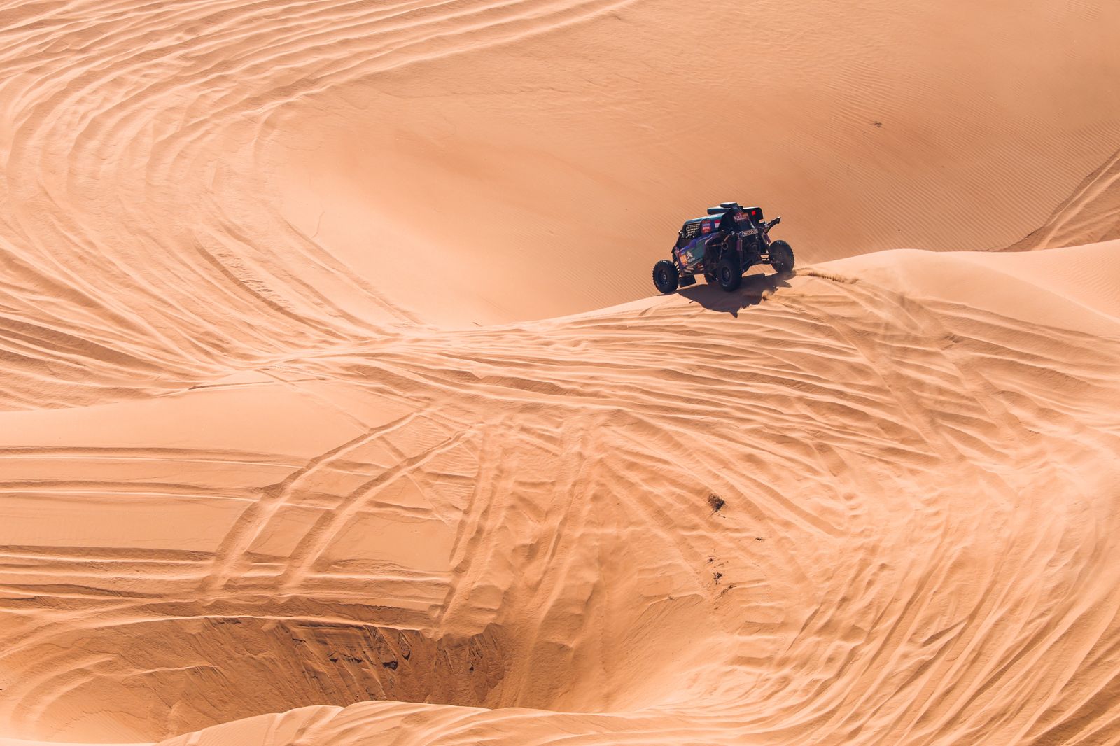 Las mejores fotos del Dakar por las dunas