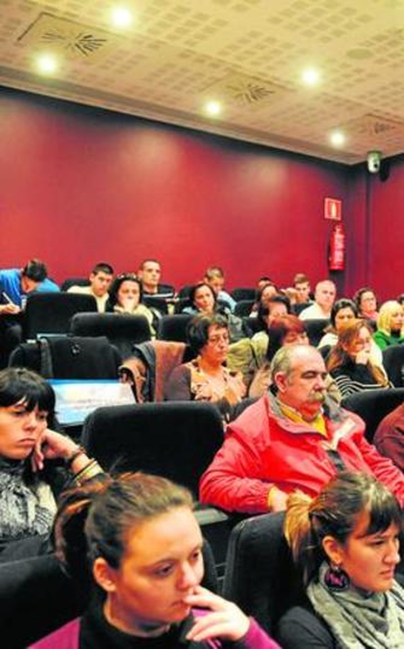 Asistentes a las jornadas para emprendedores de ayer.