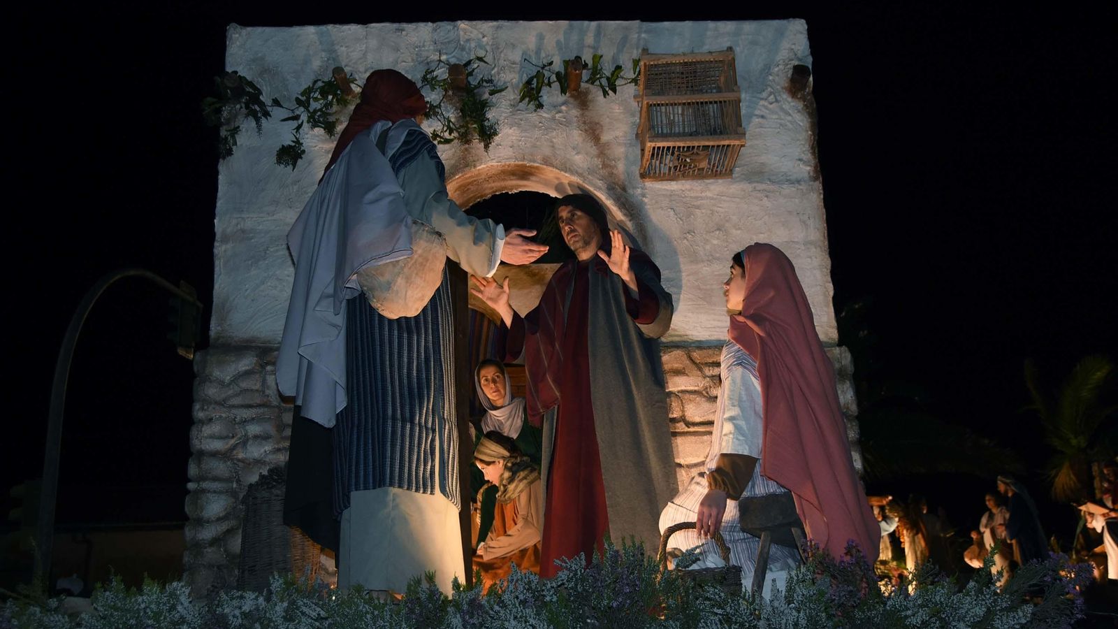 Un momento de la Cabalgata de la localidad de Higuera de la Sierra.