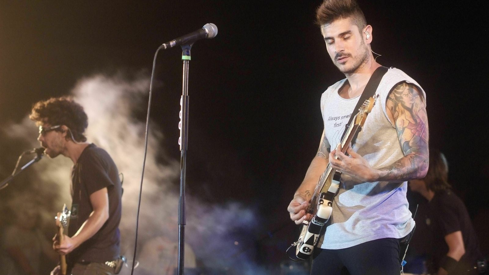 Pignoise en uno de sus últimos conciertos.