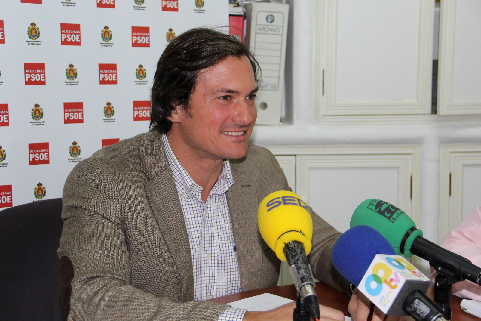 Diego Sánchez Rull durante ena rueda de prensa en 2013.