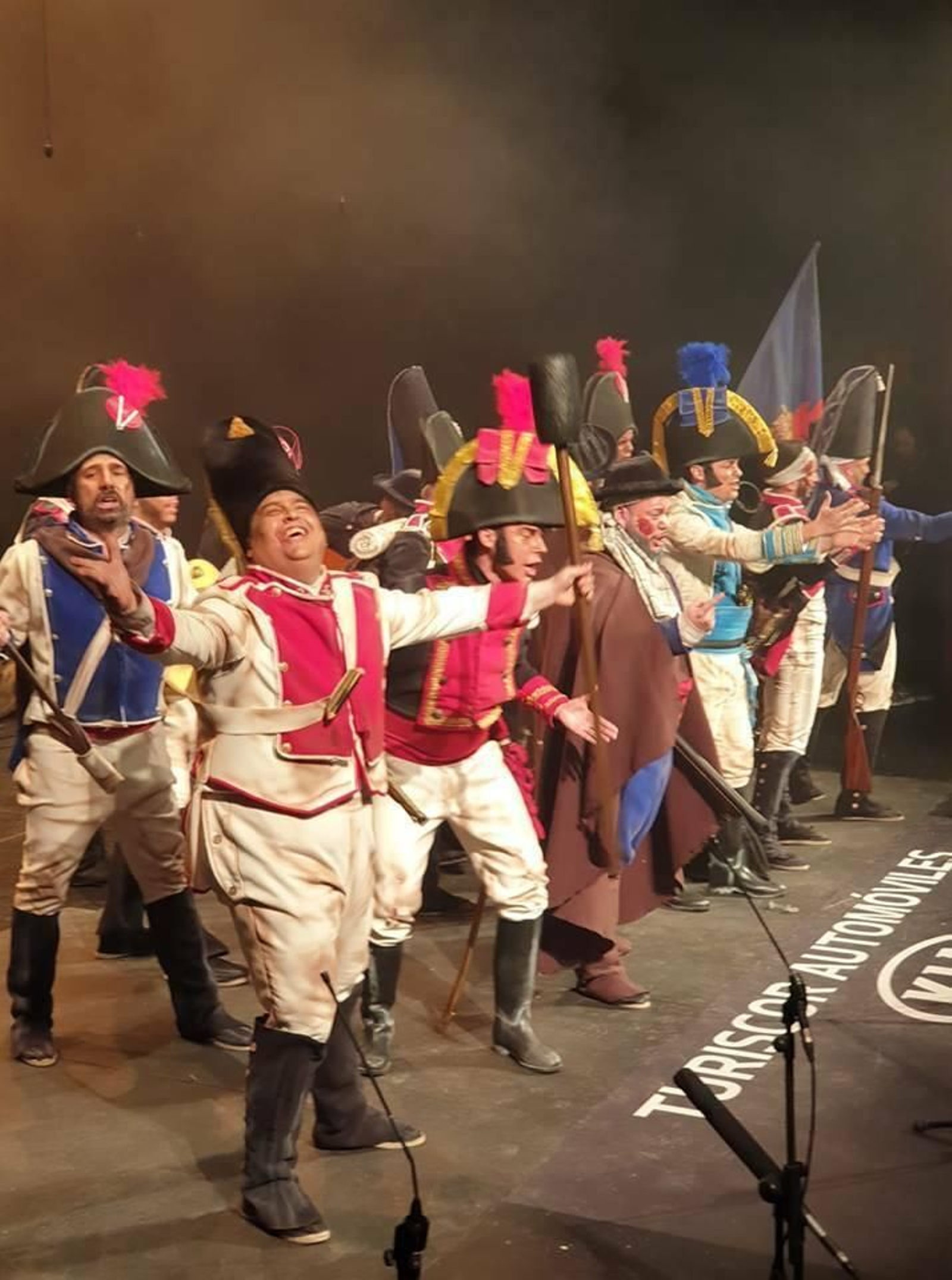 Un momento de la actuación de 'Puente de plata'