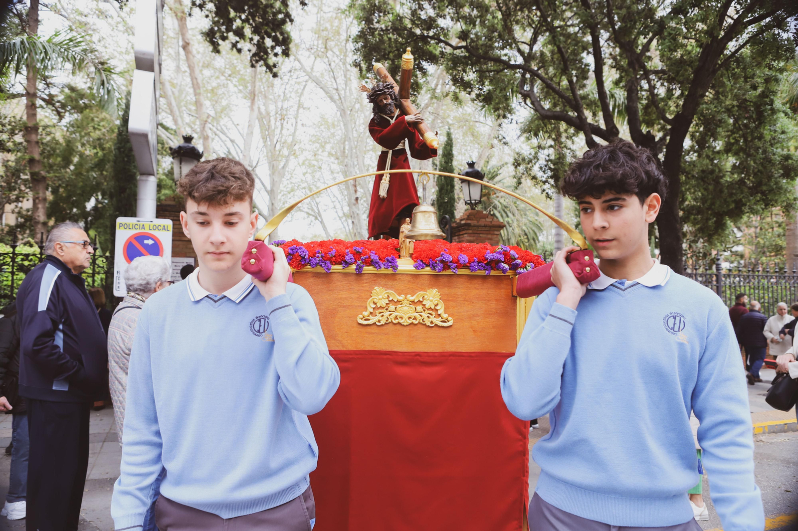 Fotos de la procesión infantil del colegio Nuestra Señora de los Milagros de Algeciras