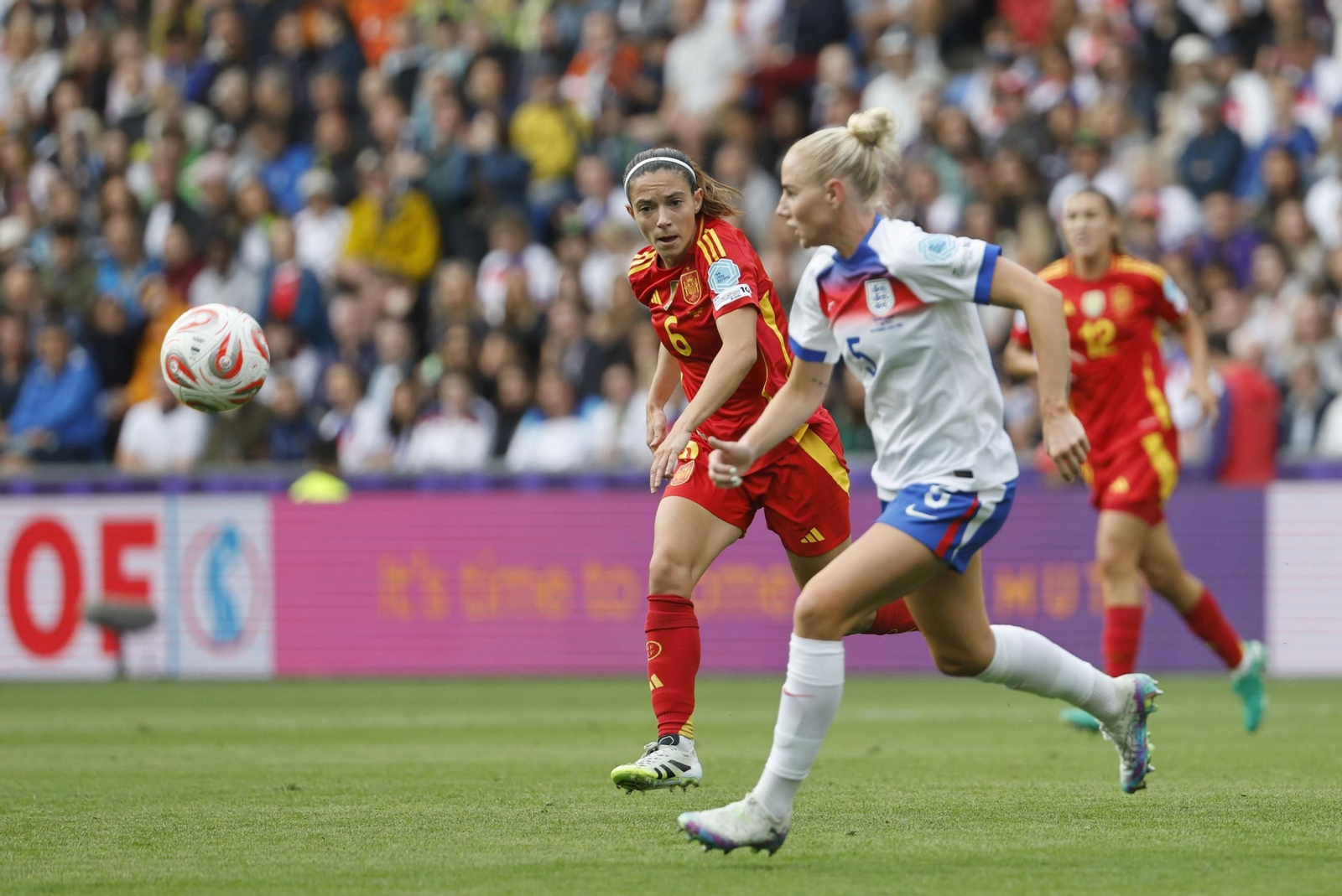 Las mejores imágenes de la final España - Inglaterra de la Eurocopa femenina
