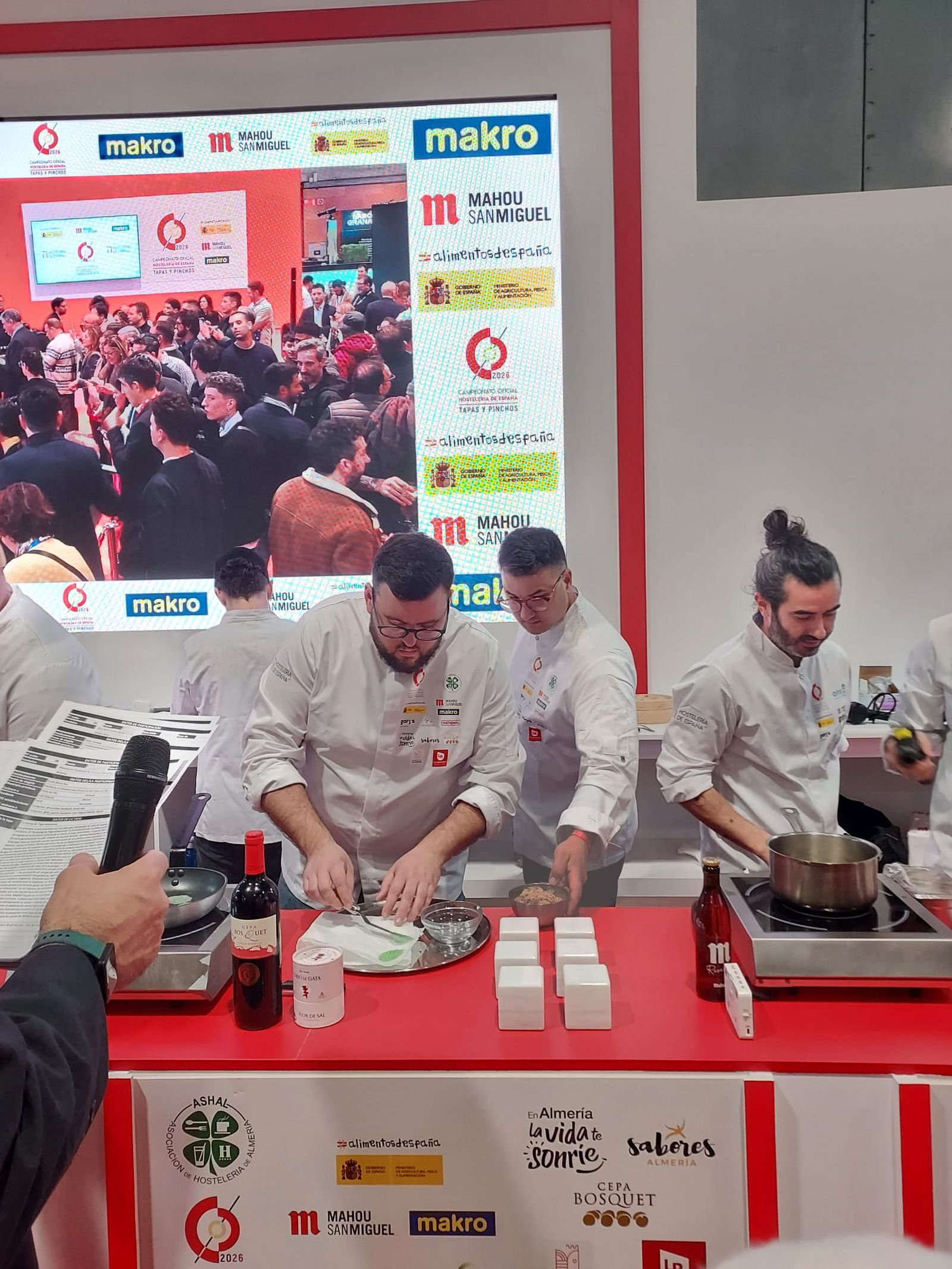 Un momento de la participación del almeriense en el campeonato.