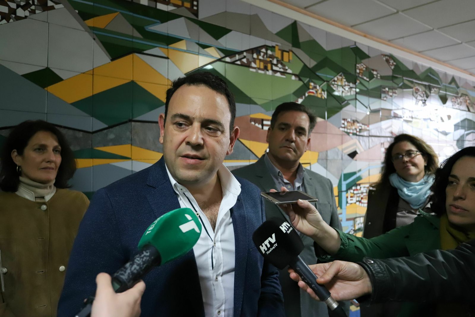 El candidato Carlos Hermoso.