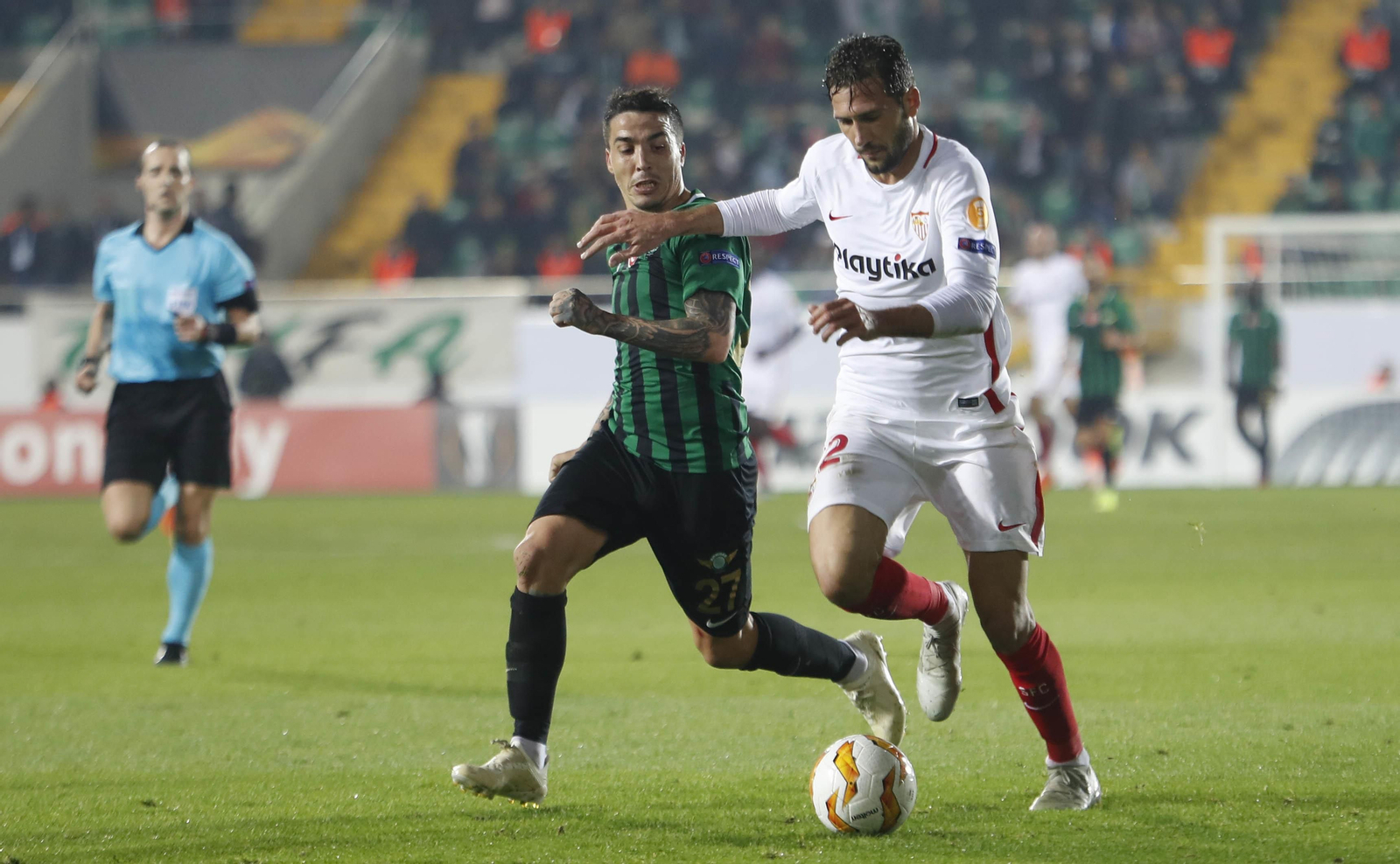 Las imágenes del Akhisar-Sevilla