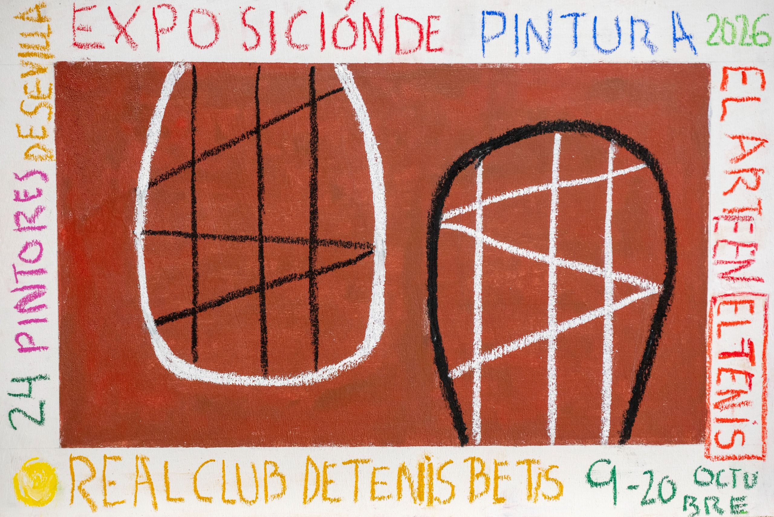 El Real Club de Tenis Betis organiza la exposición ‘El arte en el tenis’