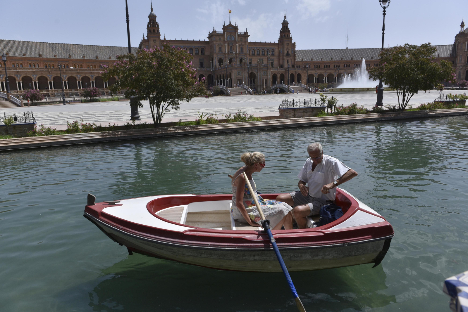 La ola de calor en Sevilla
