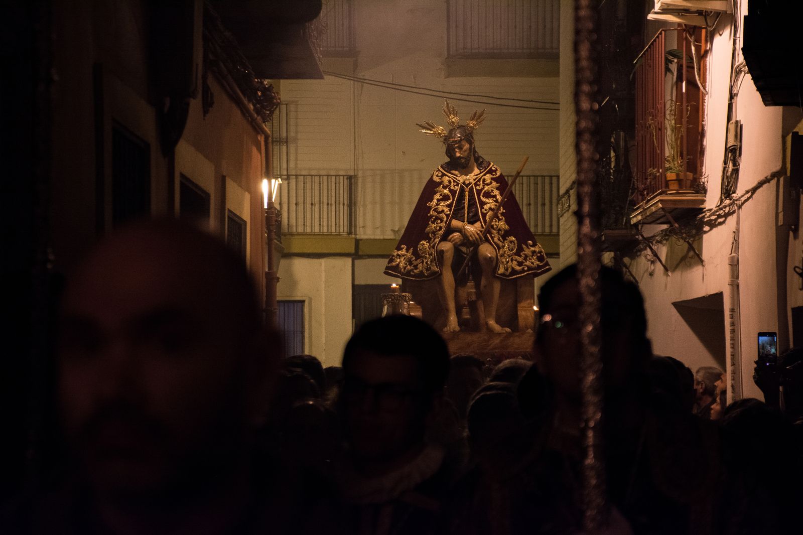 Vía crucis con el Cristo de la Salud y Buen Viaje de San Esteban