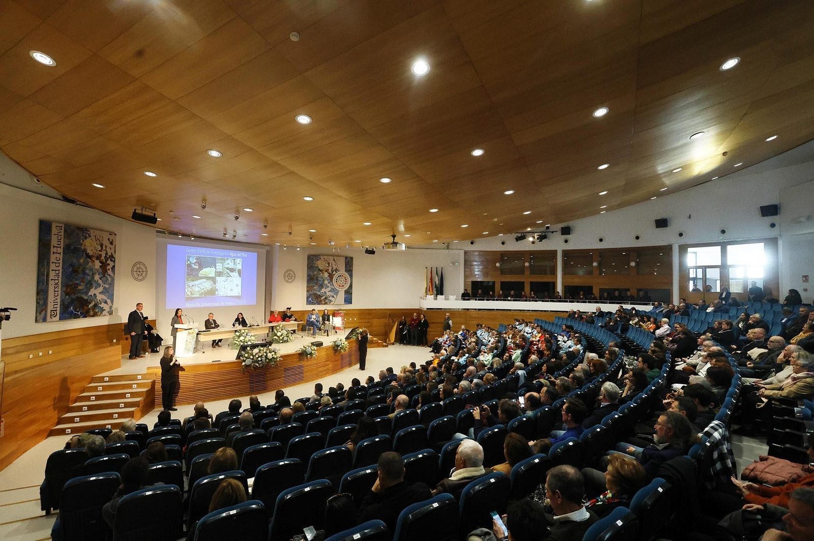 Imágenes del acto de conmemoración del Día de la Universidad de Huelva