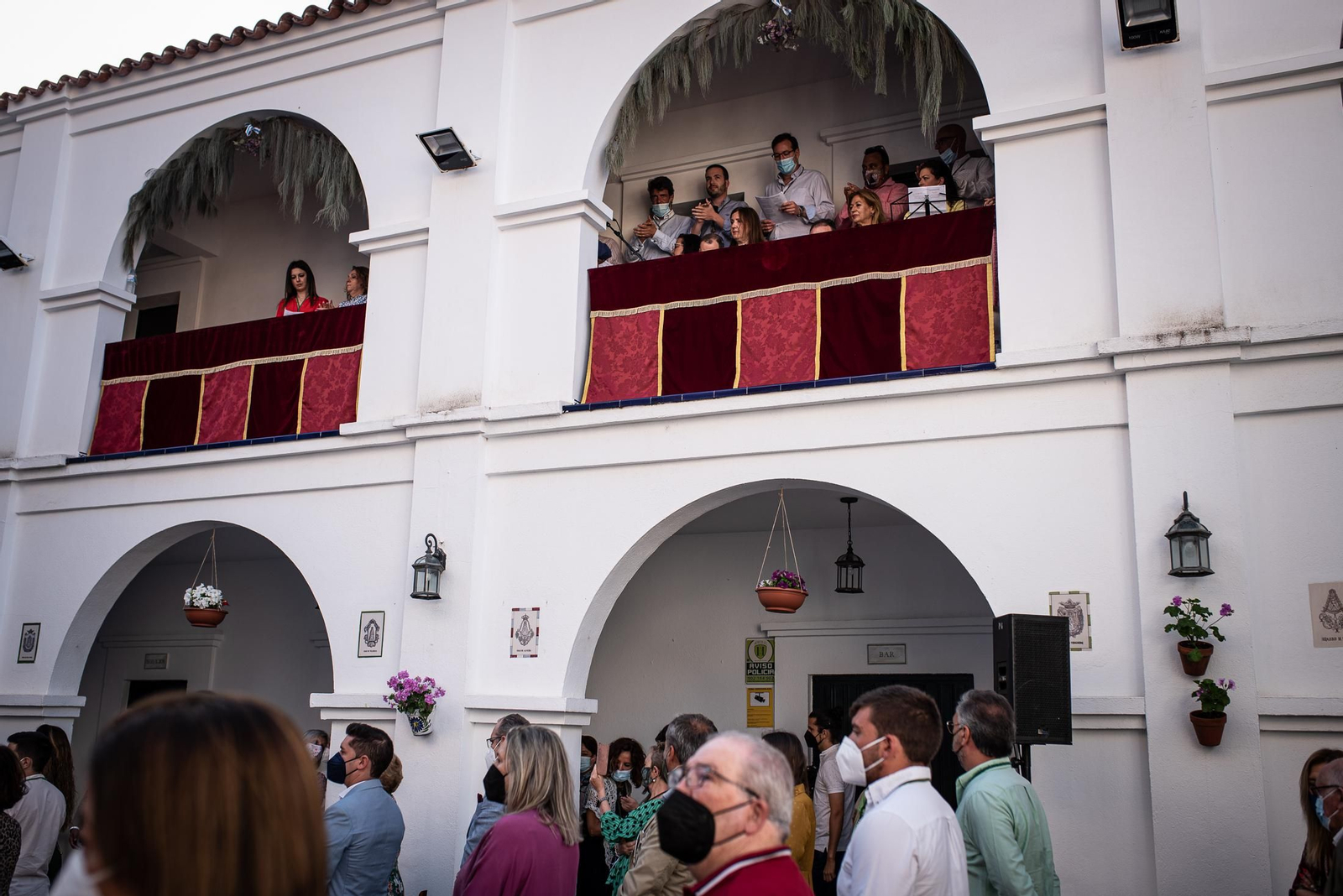 Imágenes de la misa de romeros de la Hermandad de Huelva