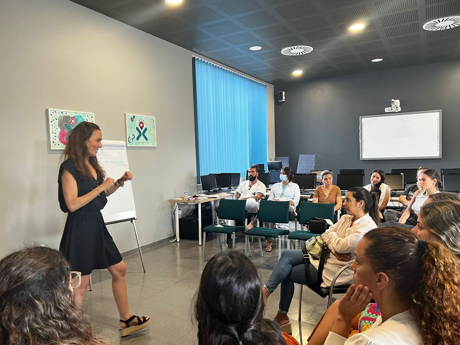 Formación profesionales en el Hospital.