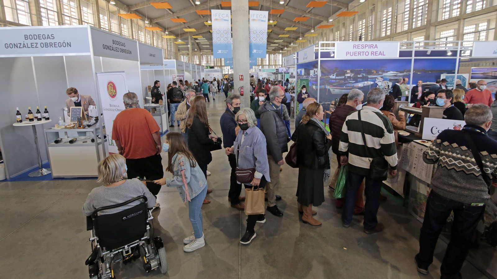 Una imagen de la feria en la jornada de ayer.