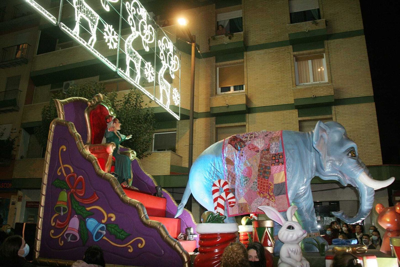 La Cabalgata de la Reina de Occidente, en imágenes