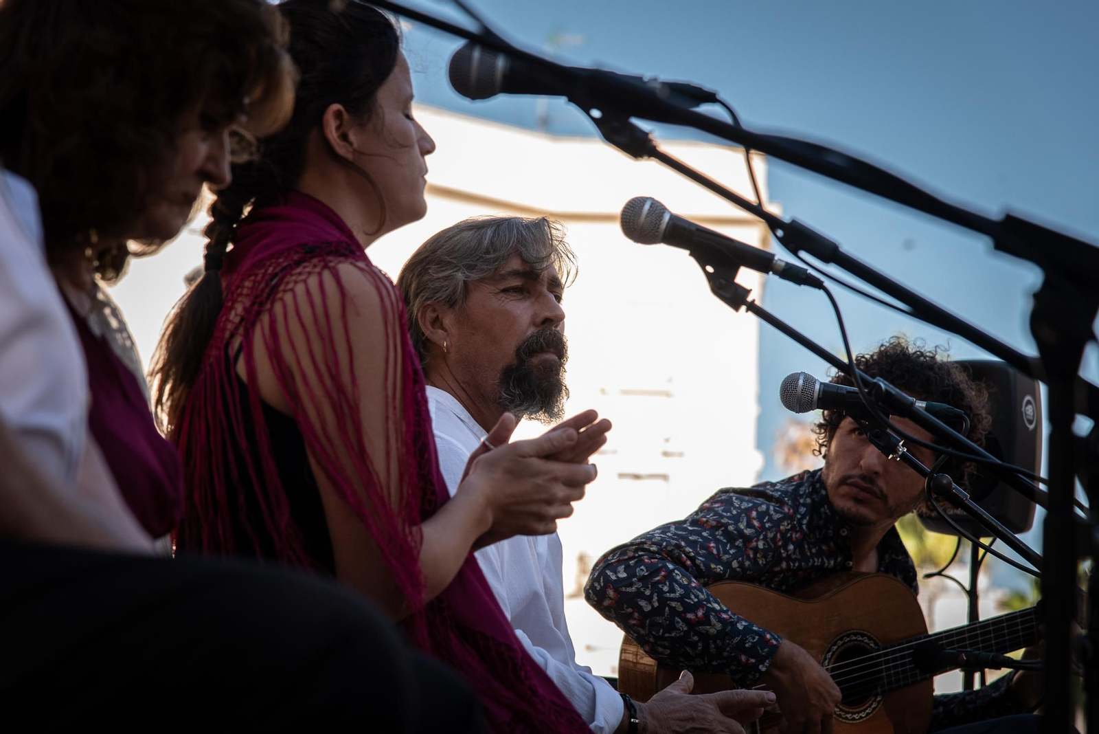 Imágenes de la peña La Soleá en el festival flamenco Ciudad de Huelva