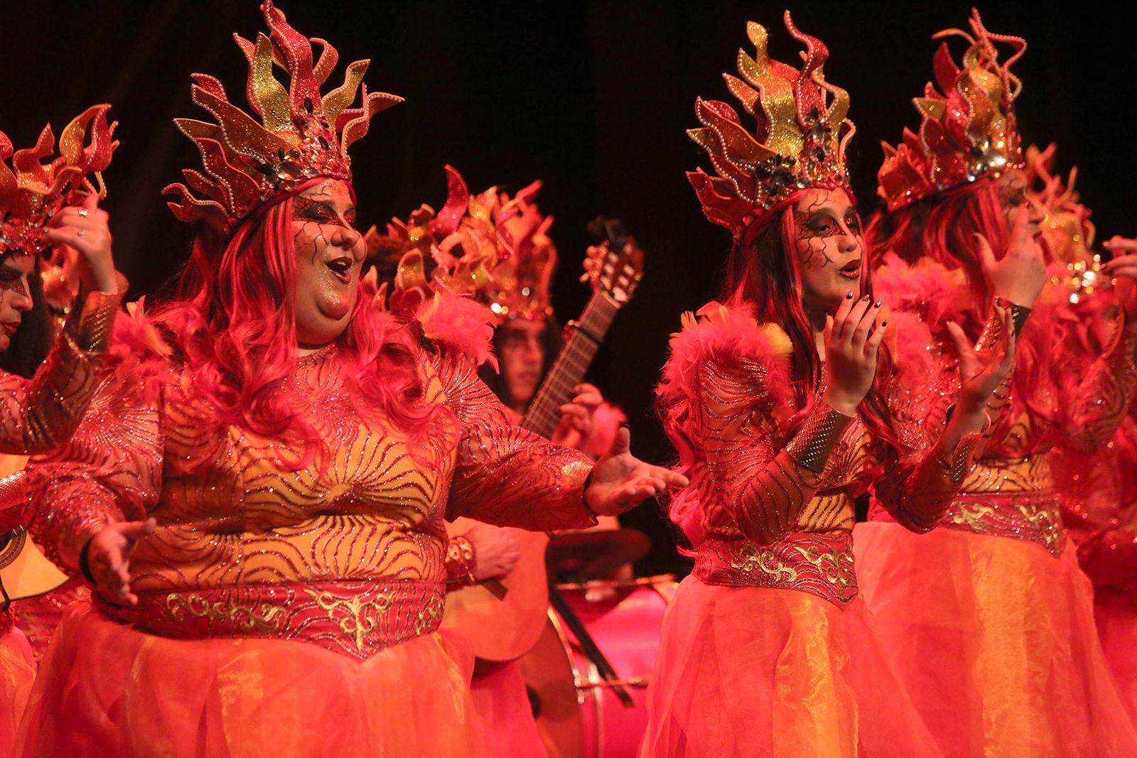 Quinto día de preliminares del Carnaval Colombino en imágenes