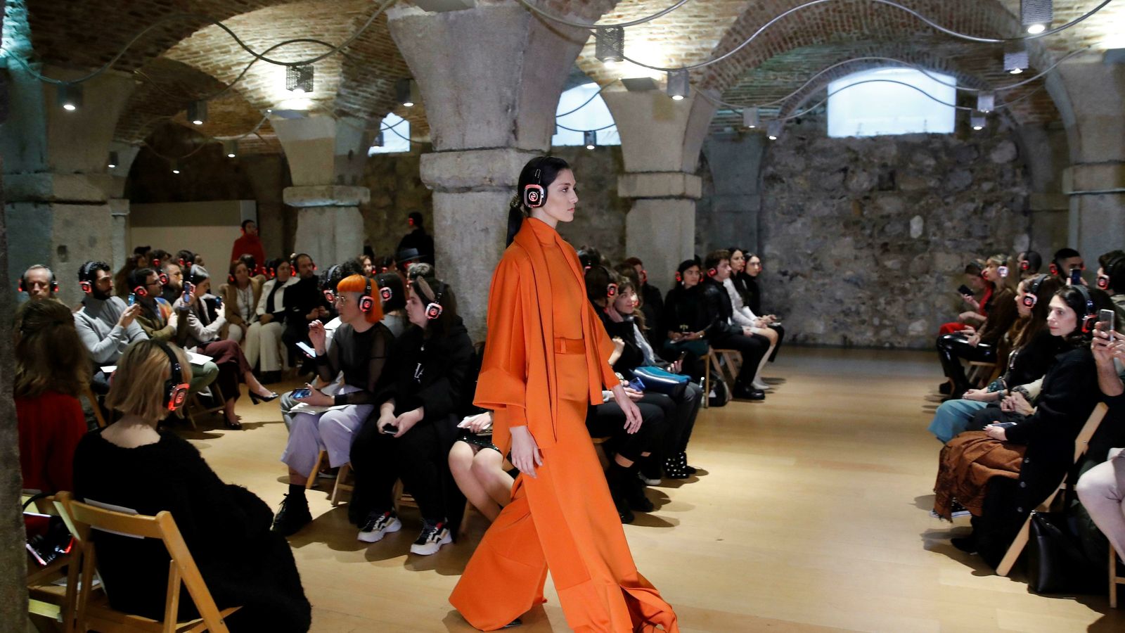 Uno de los diseños monocolor de Pilar Dalbat.