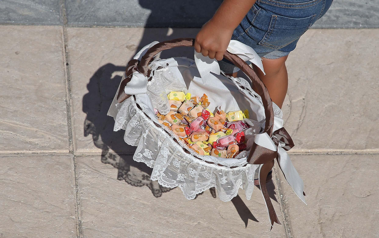 Fotos de la primera procesión infantil de la Virgen del Carmen en La Línea