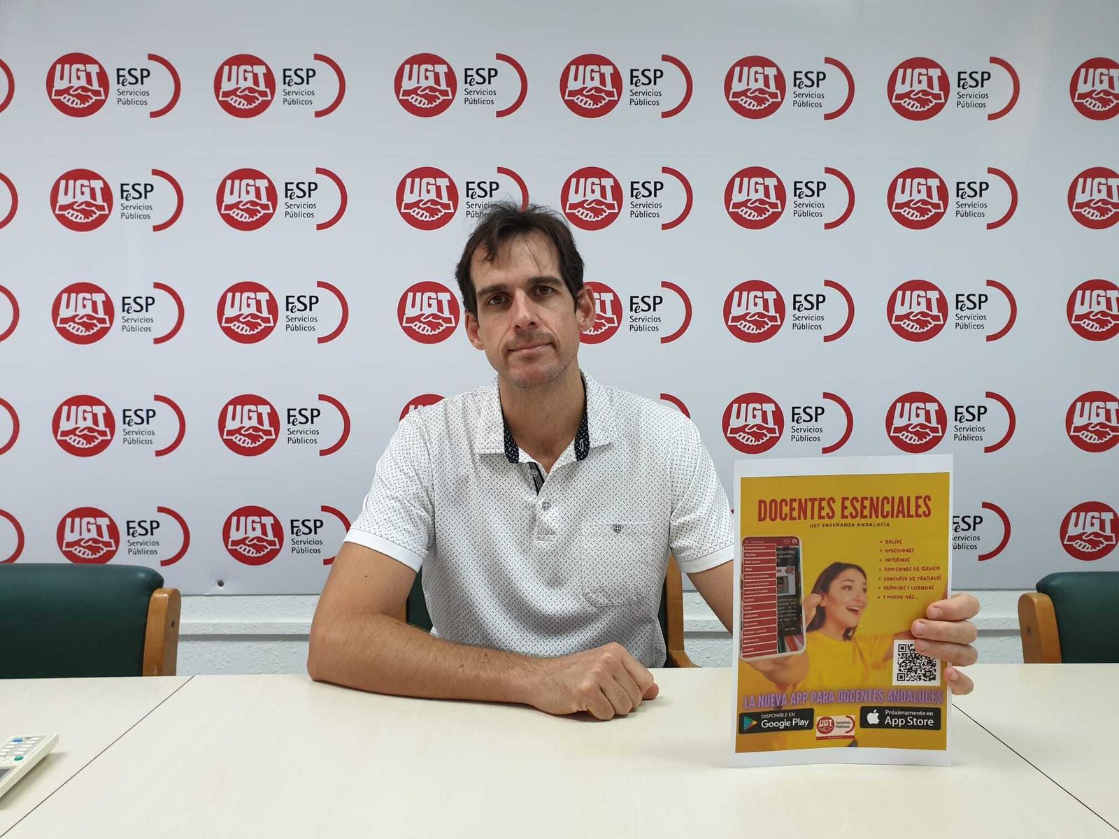 Iván Martínez, secretario de enseñanza UGT Servicios Públicos Almería.