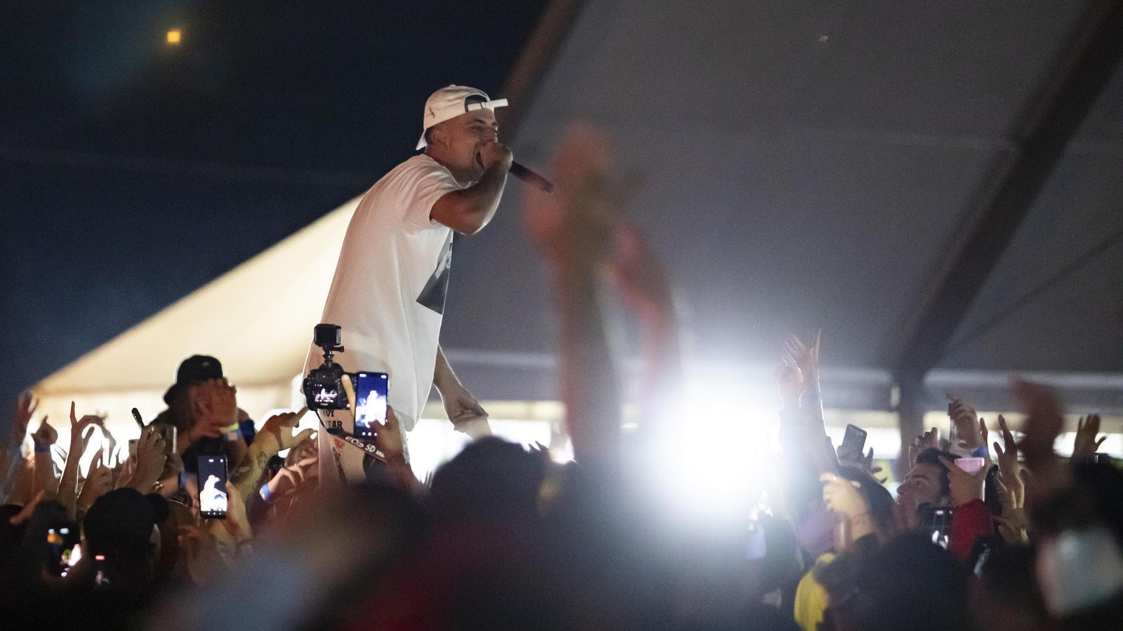 Un momento del concierto de Fernandocosta