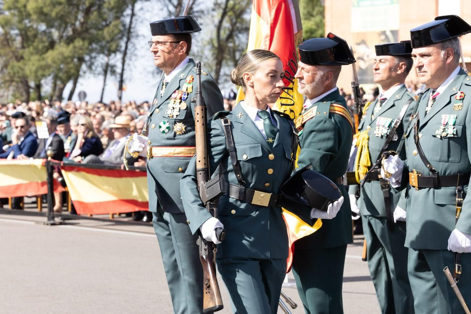 Acto de jura de bandera de la 130ª promoción de guardias civiles de la Academia de Baeza