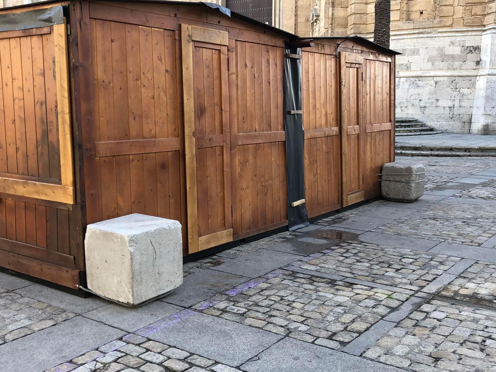 El uso de los bolardos antiterroristas