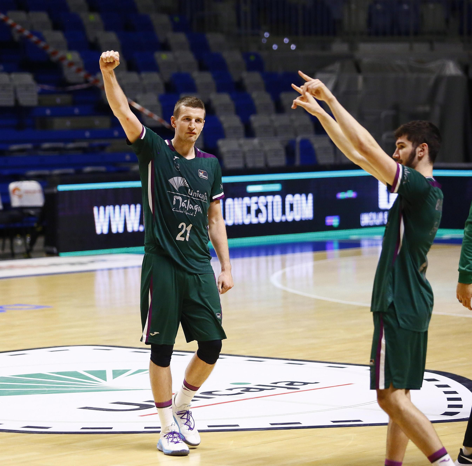 Los cinco años de Adam Waczynski en el Unicaja, en fotos