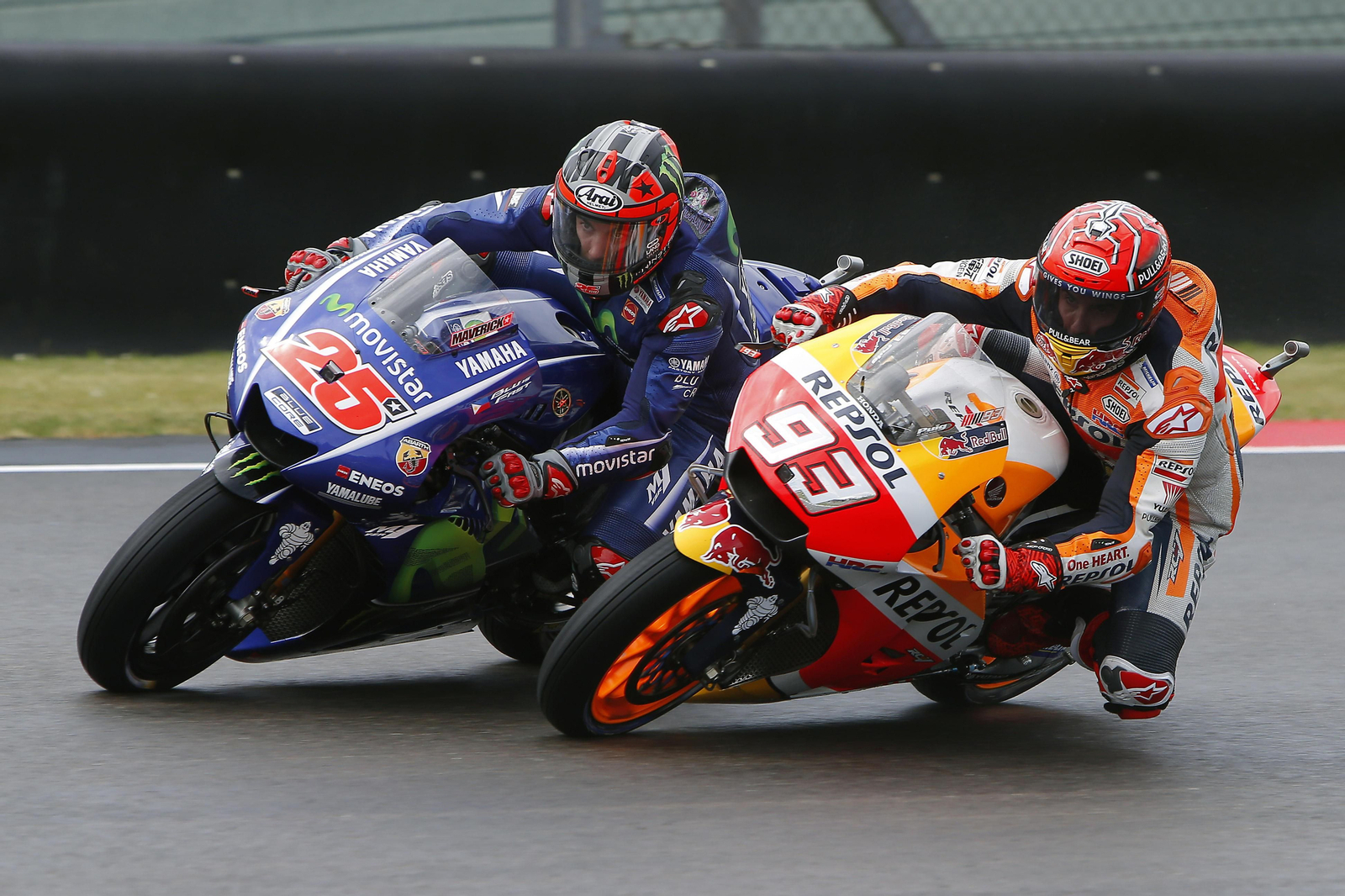 Marc Márquez y Maverick Viñales encabezan el Campeonato del Mundo separados por 14 puntos.