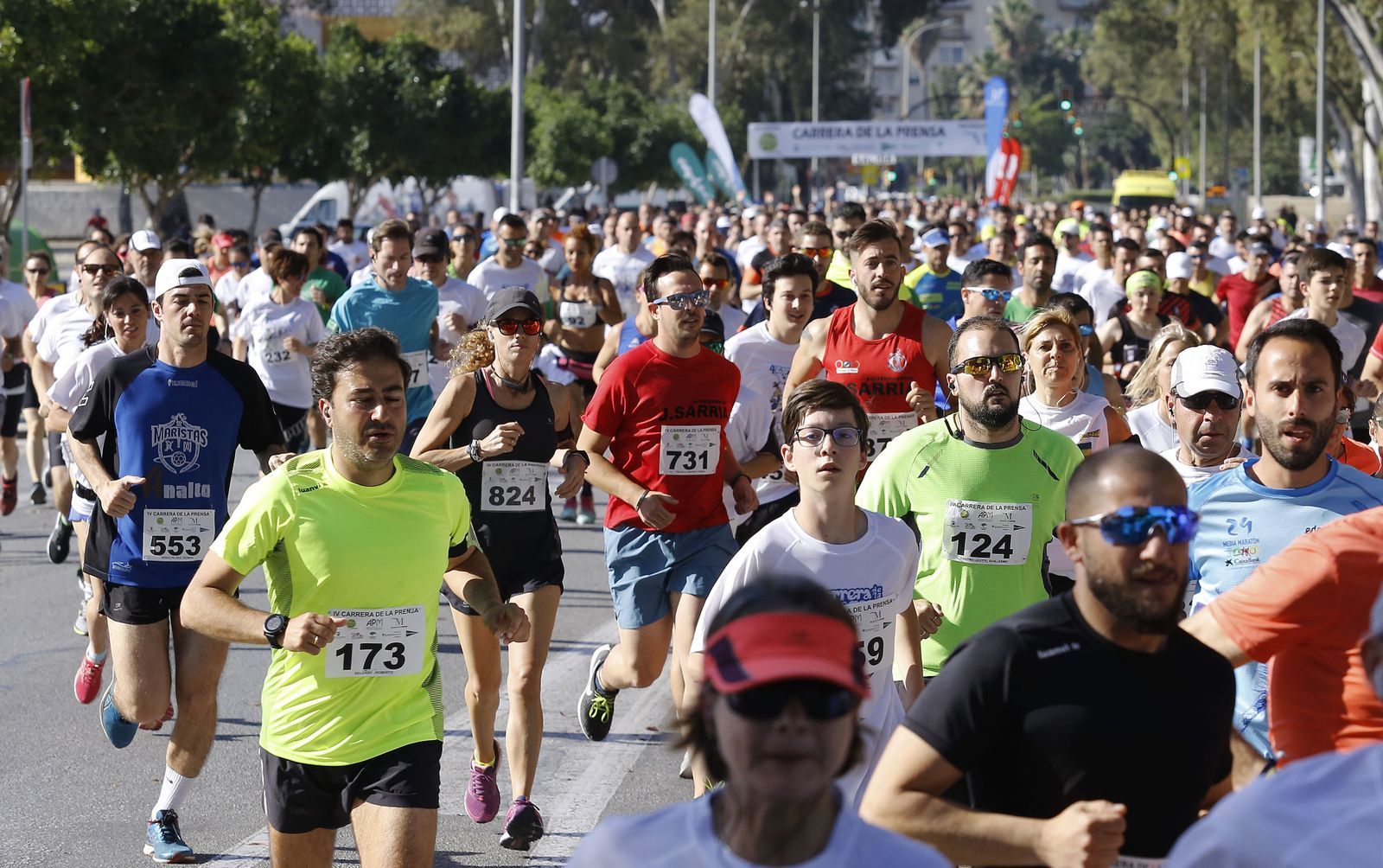 Las mejores fotografías de la Carrera de la Prensa de Málaga de 2019