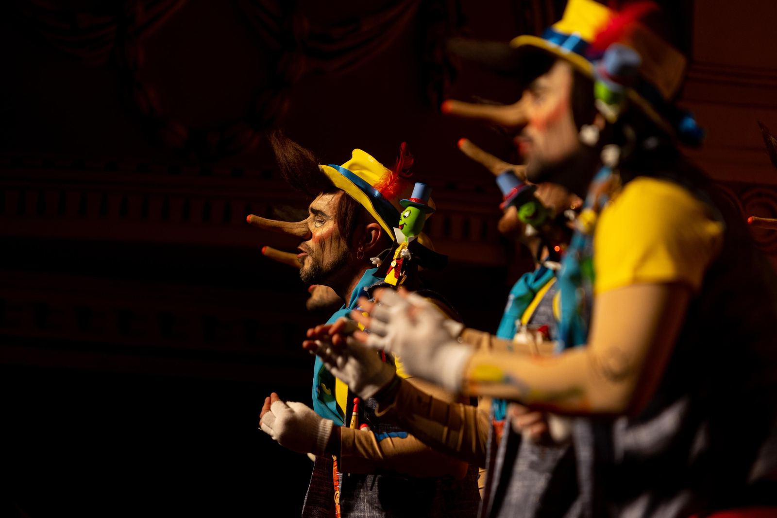Imágenes de la primera jornada del concurso del Carnaval Colombino 2023