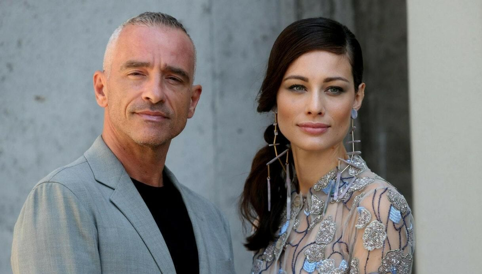 Eros Ramazzotti y su hasta ahora esposa, la modelo italiana Marica Pellegrinelli.