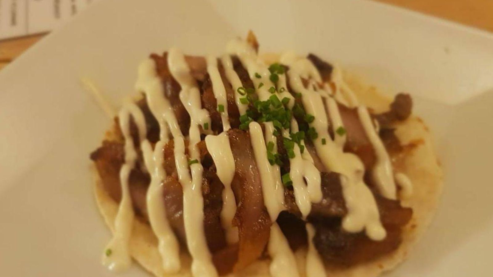 El taco de chicharrones del Jaleo