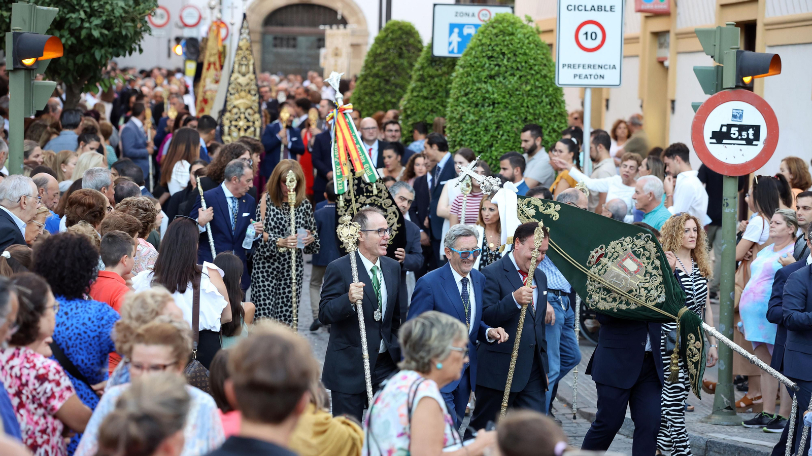 Procesión de la Virgen de la Merced por Jerez