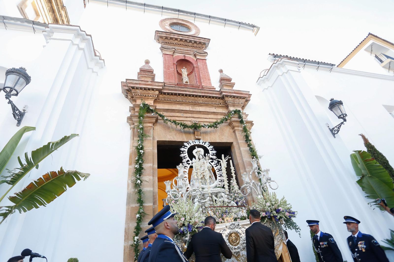 Procesión de la Virgen de la Palma, en imágenes