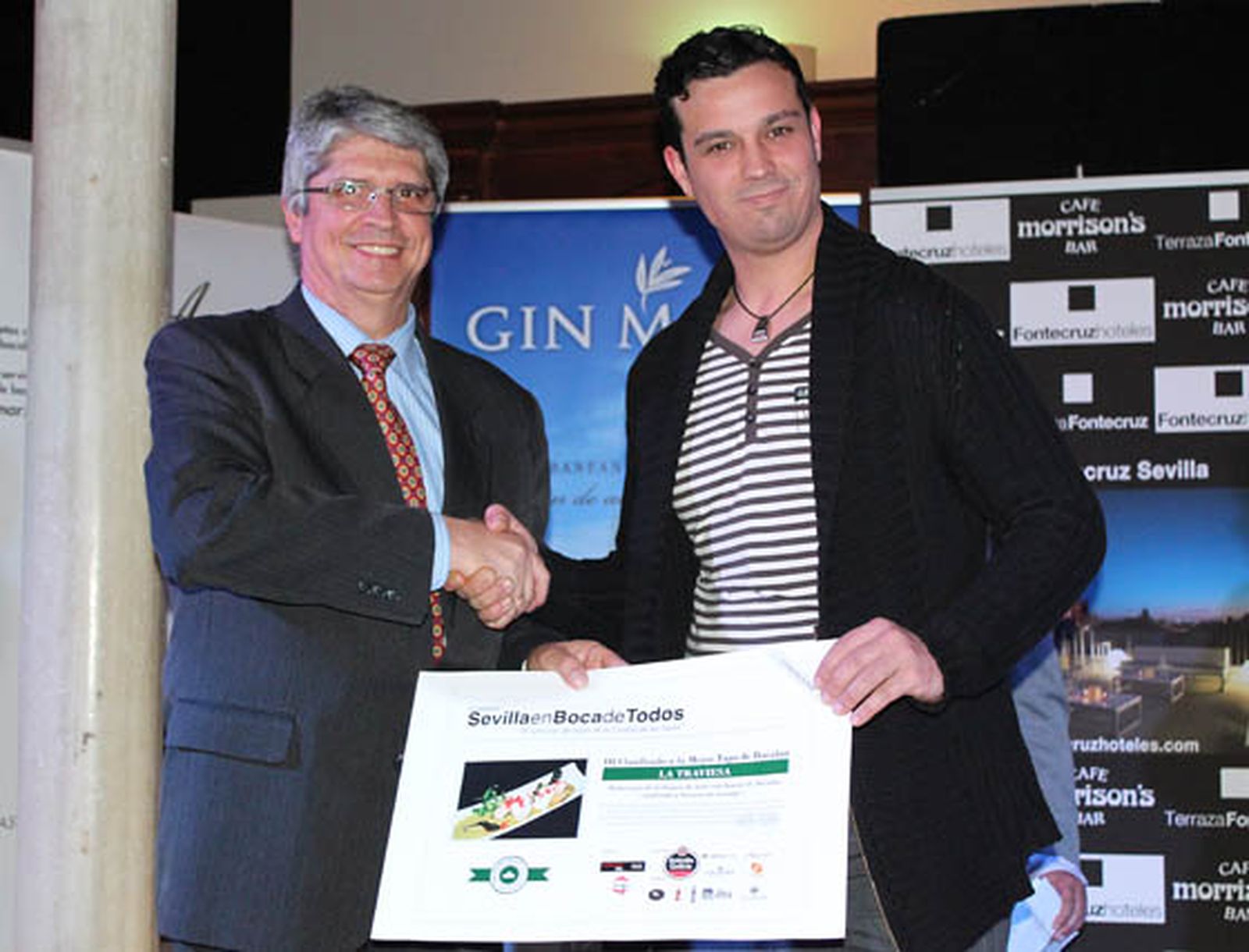 El bar La Traviesa recibió el III Premio a la Mejor Tapa de Bacalao.

Foto: Victoria Ramírez