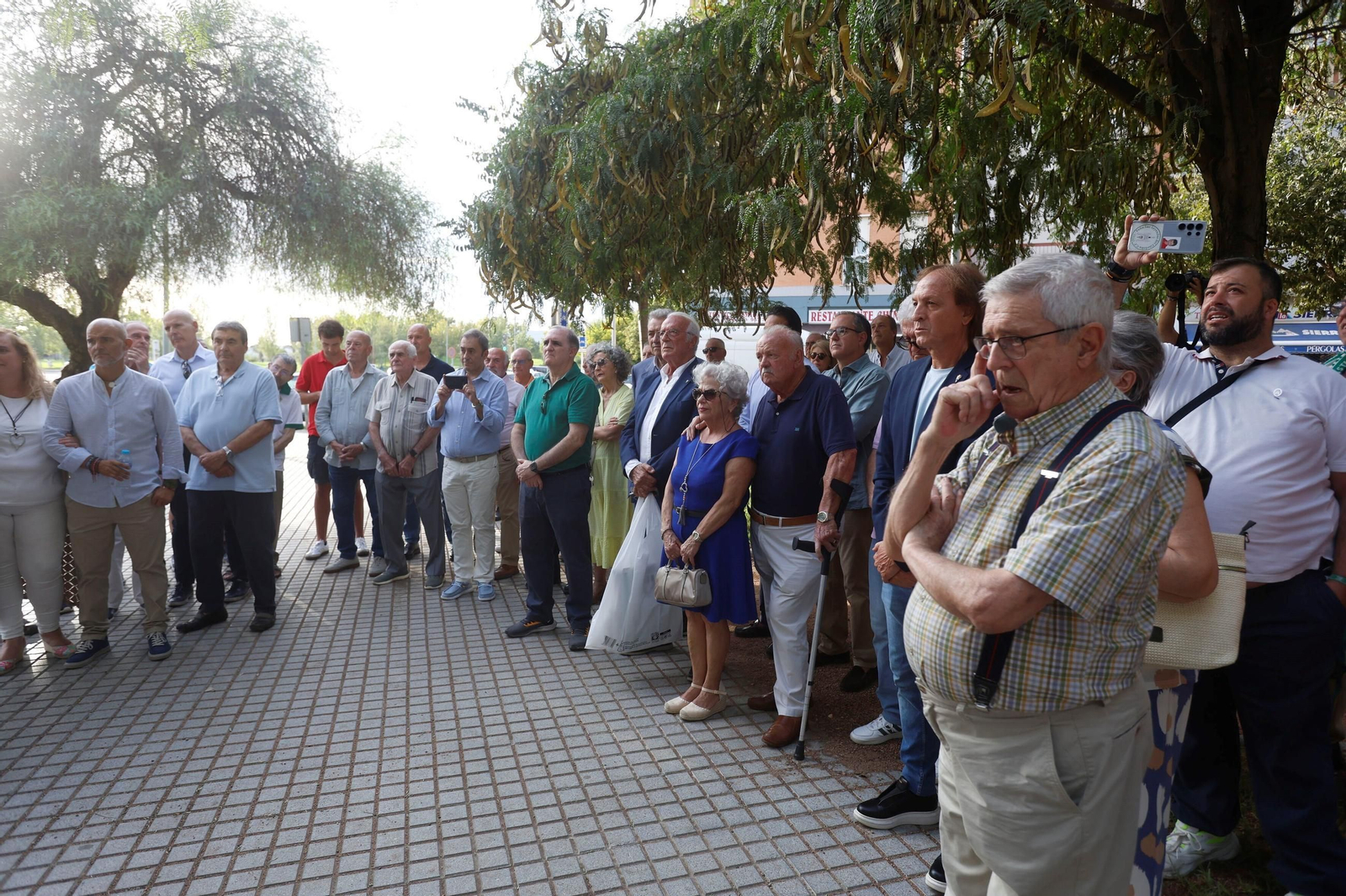 Las mejores imágenes del acto en homenaje a Juanín, leyenda del Córdoba CF