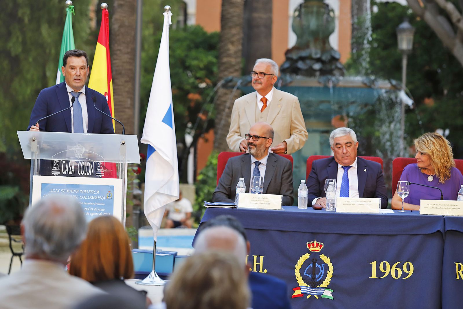 Imágenes del pregón de la XLIX edición de la Semana Náutica Internacional Colombina