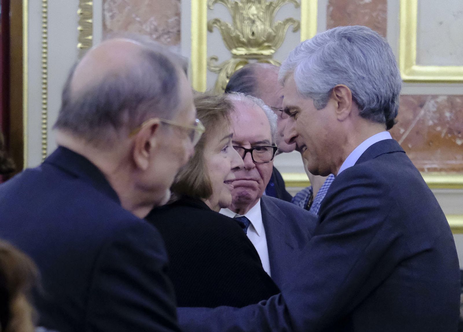 Las imágenes del homenaje a Pérez Llorca en el Congreso